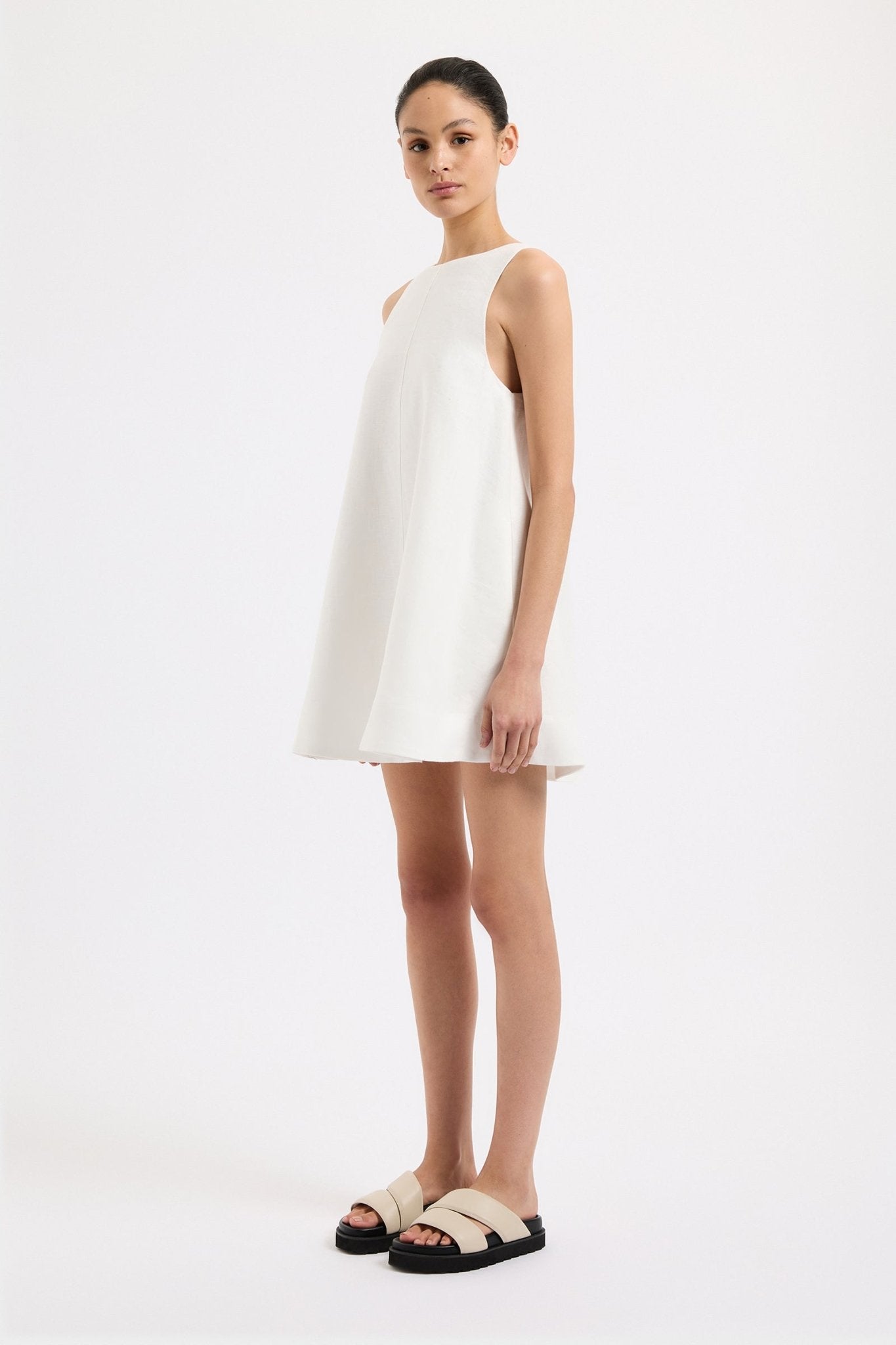 Nude Lucy Nemi Linen Dress - White - Nude Lucy - Pinkhill - darwin fashion - darwin boutique