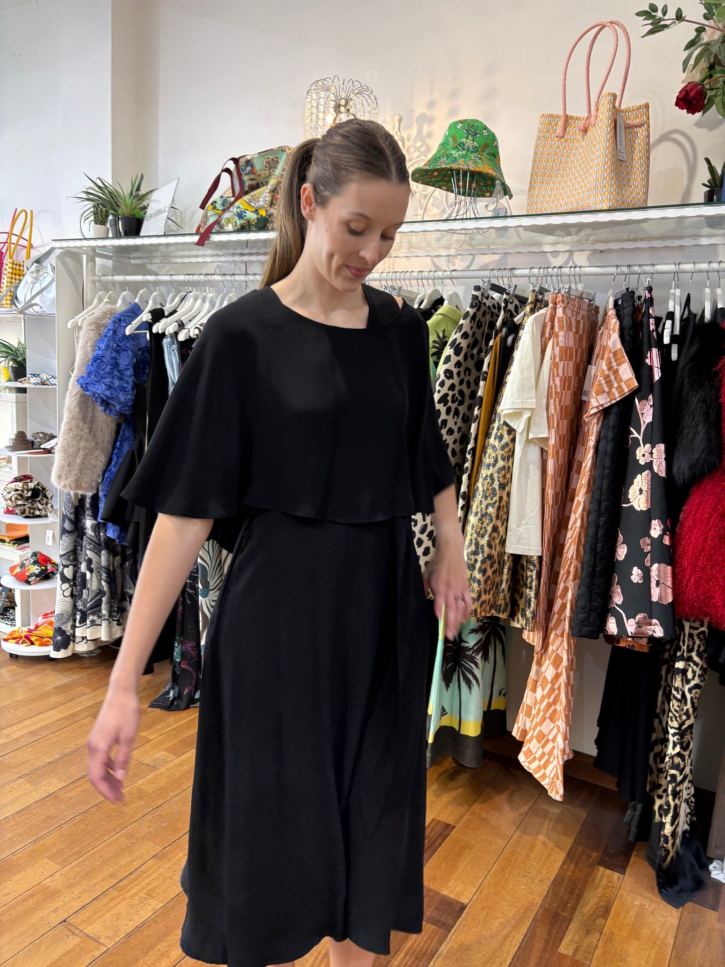 Oktavija Gina Dress - Black - Pinkhill -  - [] - Darwin boutique - Australian fashion design - Darwin Fashion - Australian Fashion Designer - Australian Fashion Designer Brands - Australian Fashion Design 