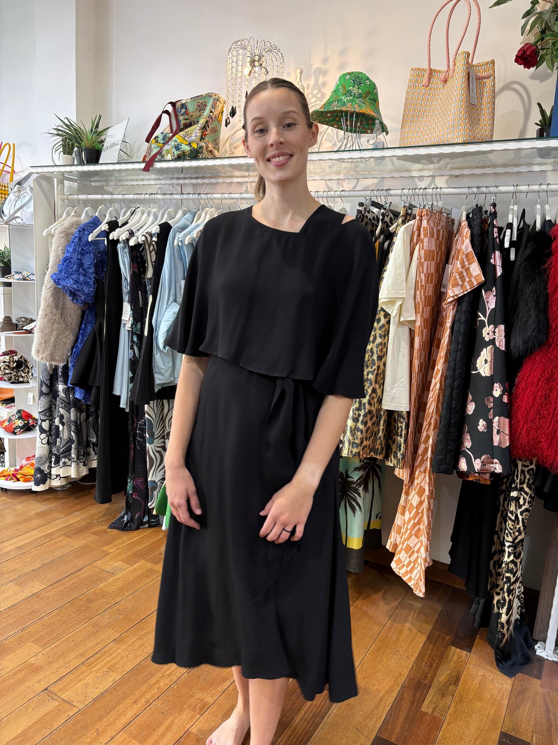 Oktavija Gina Dress - Black - Pinkhill -  - [] - Darwin boutique - Australian fashion design - Darwin Fashion - Australian Fashion Designer - Australian Fashion Designer Brands - Australian Fashion Design 