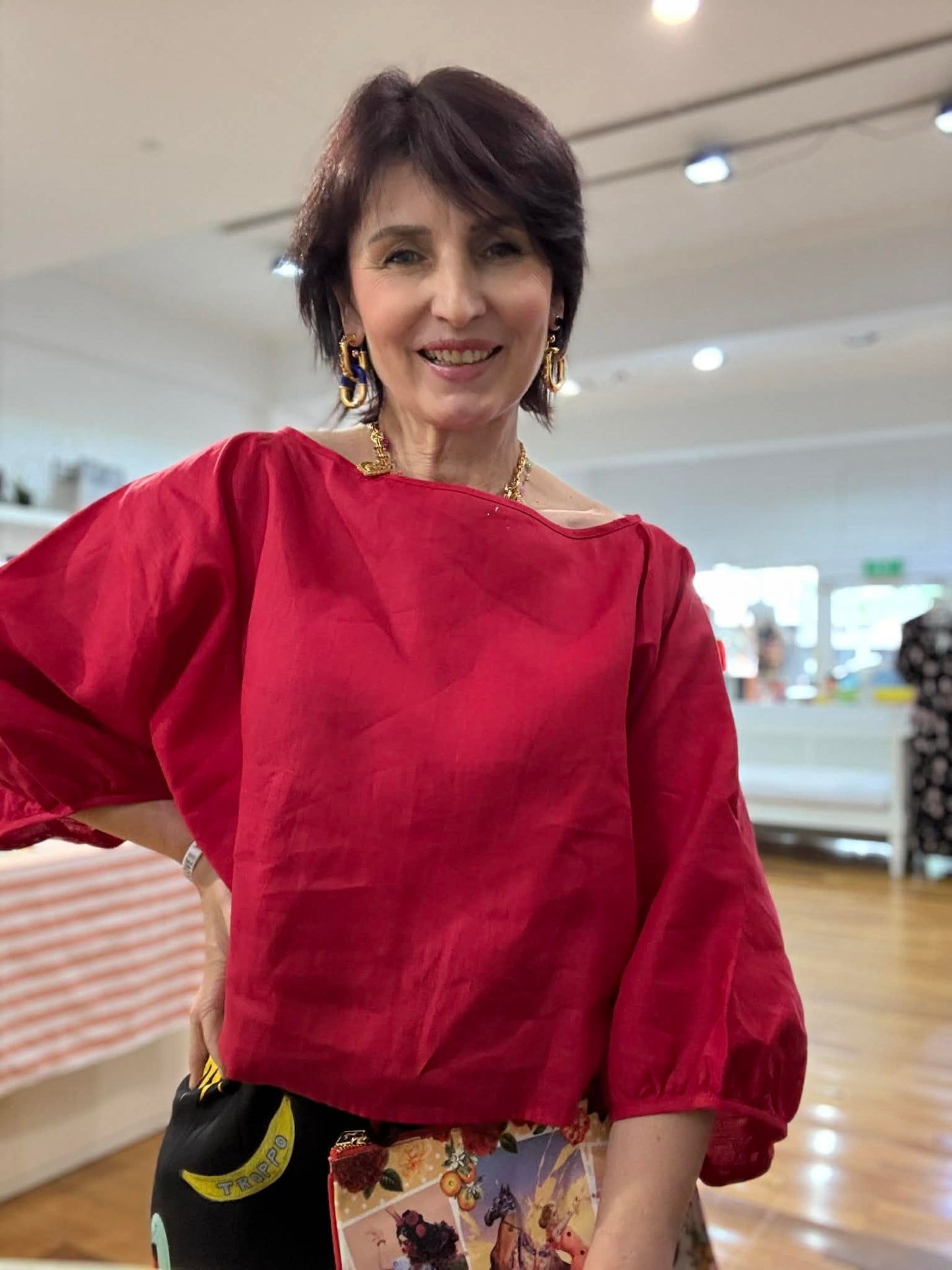 Oktavija Linen Shrug - Pinkhill -  - [] - Darwin boutique - Australian fashion design - Darwin Fashion - Australian Fashion Designer - Australian Fashion Designer Brands - Australian Fashion Design 