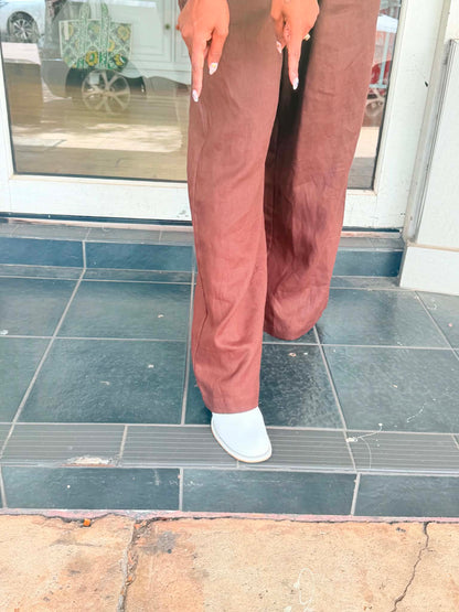 Oktavija Pants Storm - Chicory Coffee
