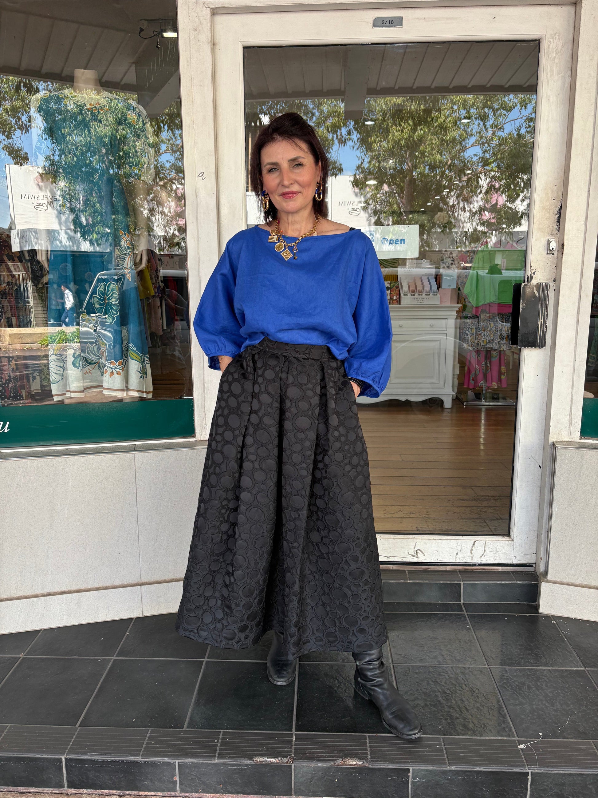 Oktavija Shrug - Pinkhill -  - [] - Darwin boutique - Australian fashion design - Darwin Fashion - Australian Fashion Designer - Australian Fashion Designer Brands - Australian Fashion Design 