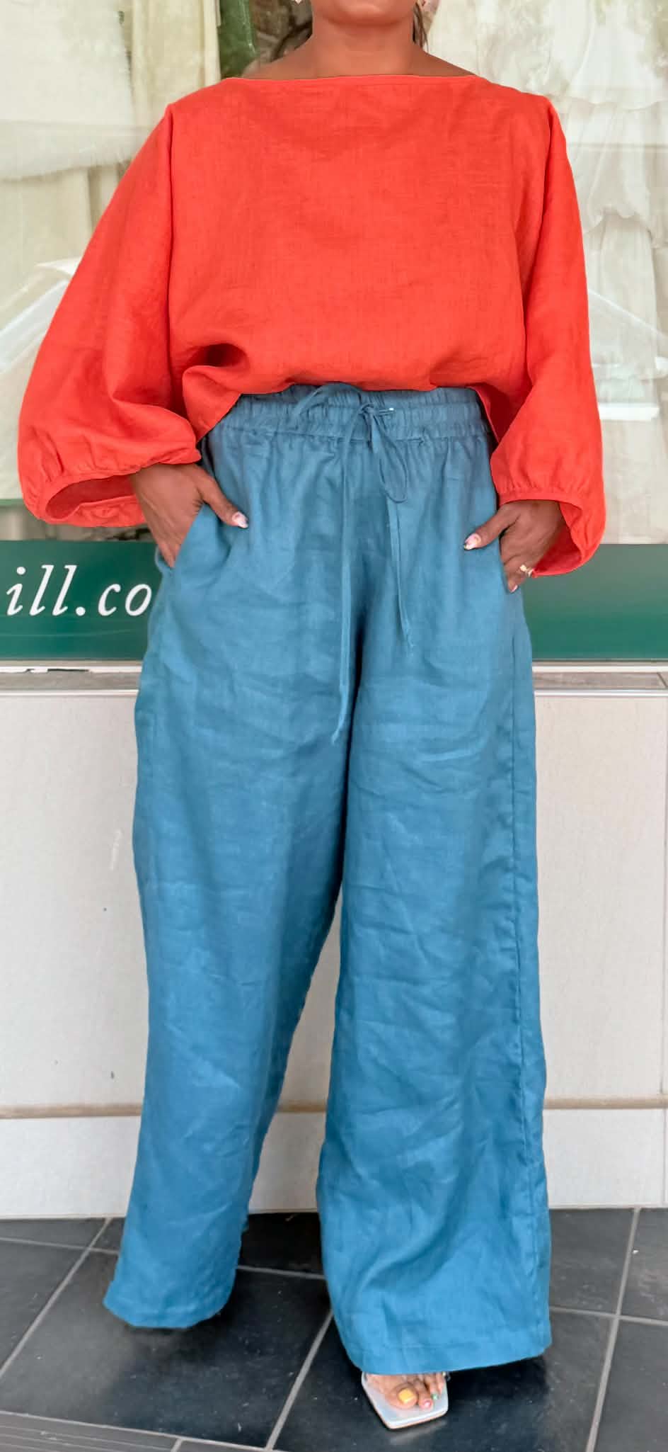 Oktavija Storm Pant - Dragonfly Green