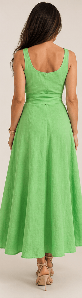 Oktavija Venus Dress - Summer Green