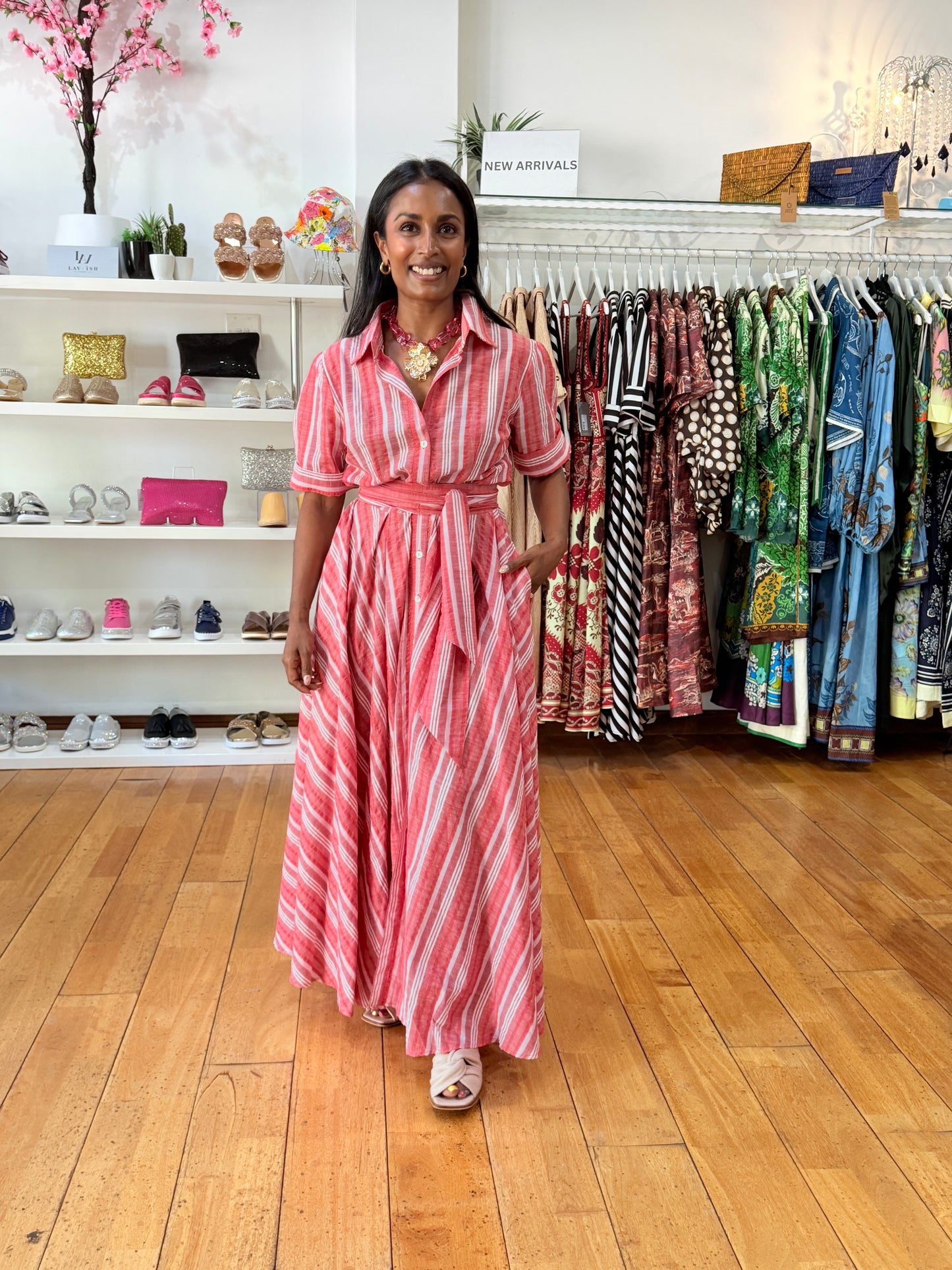 Oktavija Willow Dress Red