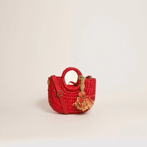 Orange Inca The Fiesta Mini Classic Crossbody – Red