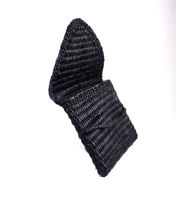 Orange Inca The Lima Clutch - Black