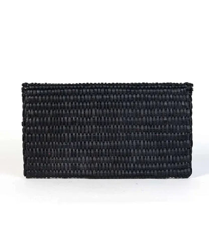 Orange Inca The Lima Clutch - Black