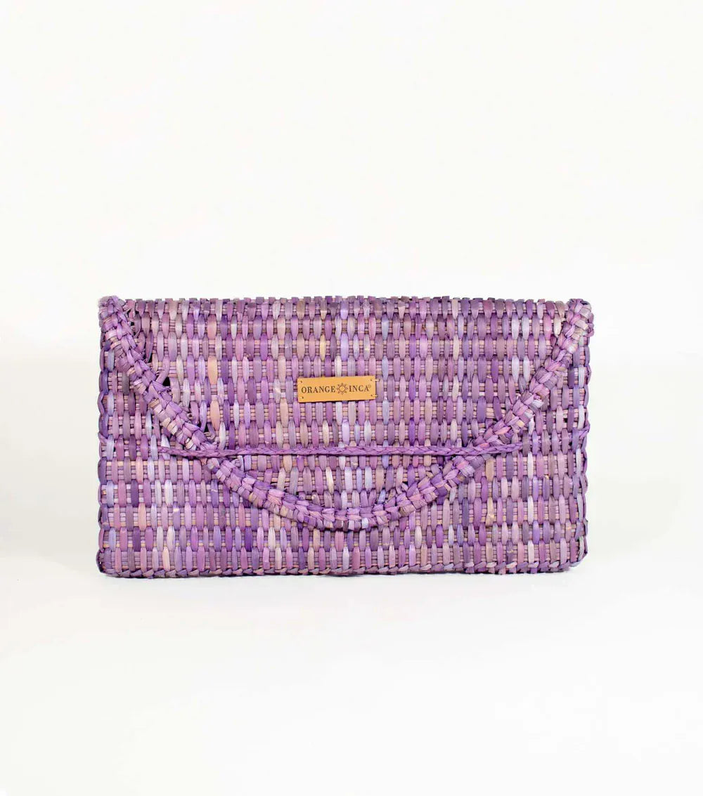 Orange Inca The Lima Clutch - Lilac