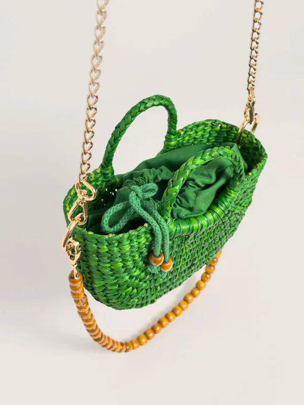 Orange Inca The New Fiesta Mini Crossbody - Emerald Green