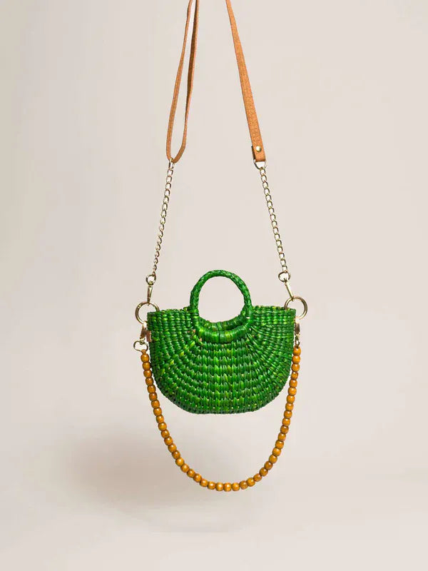 Orange Inca The New Fiesta Mini Crossbody - Emerald Green