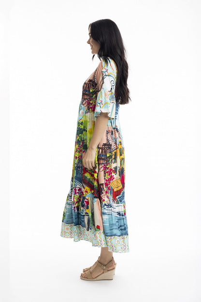 Bellagio Peak Midi Dress - Pinkhill -  - [] - Darwin boutique - Australian fashion design - Darwin Fashion - Australian Fashion Designer - Australian Fashion Designer Brands - Australian Fashion Design 