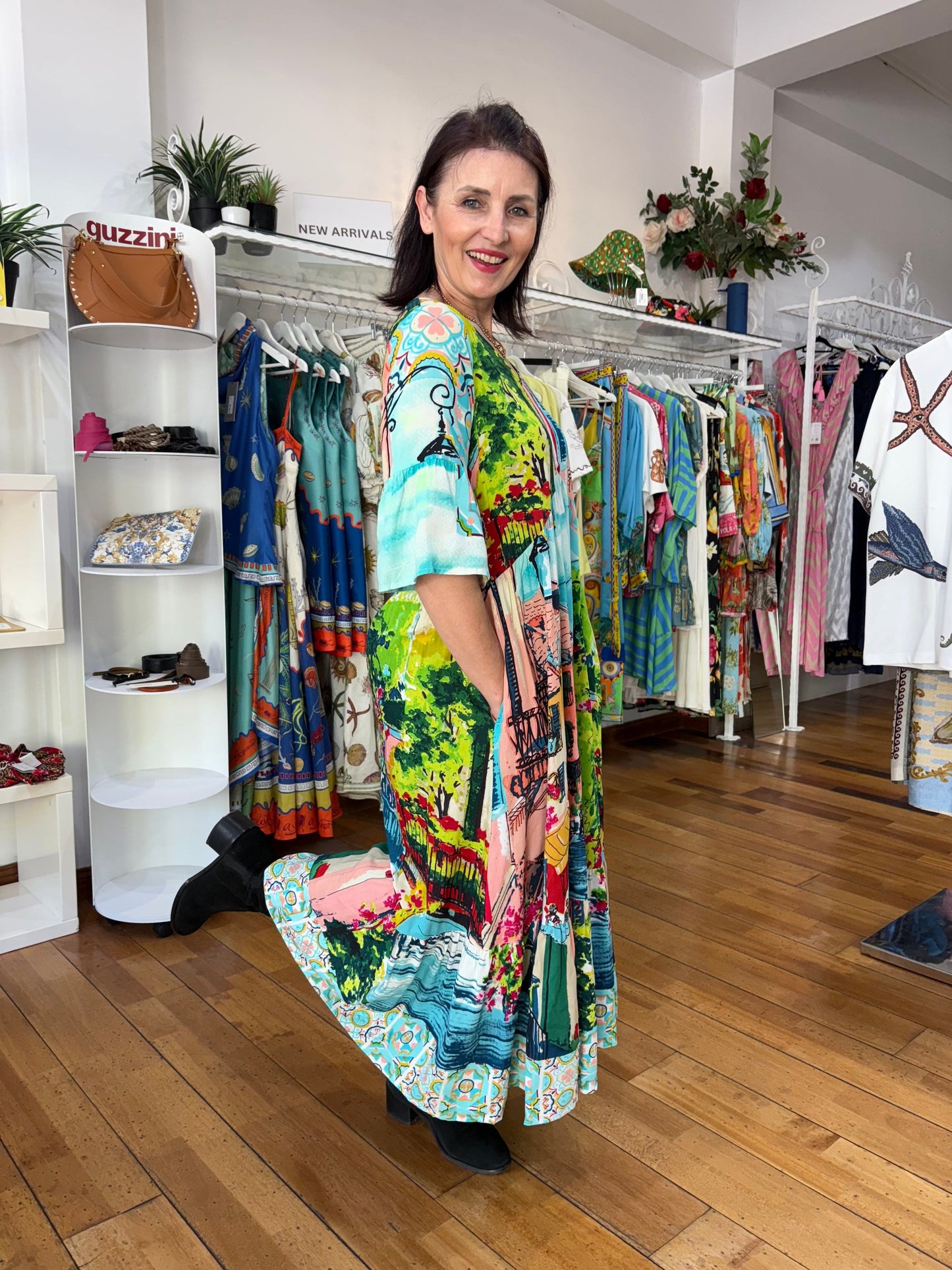 Bellagio Peak Midi Dress - Pinkhill -  - [] - Darwin boutique - Australian fashion design - Darwin Fashion - Australian Fashion Designer - Australian Fashion Designer Brands - Australian Fashion Design 