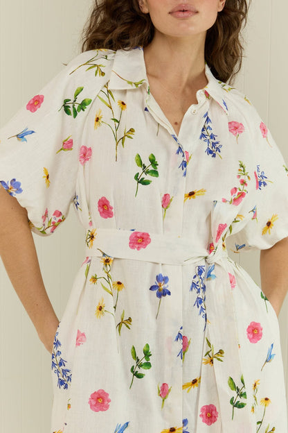 Palm Noosa Marla Dress - Wildflowers - Pinkhill -  - [] - Darwin boutique - Australian fashion design - Darwin Fashion - Australian Fashion Designer - Australian Fashion Designer Brands - Australian Fashion Design 