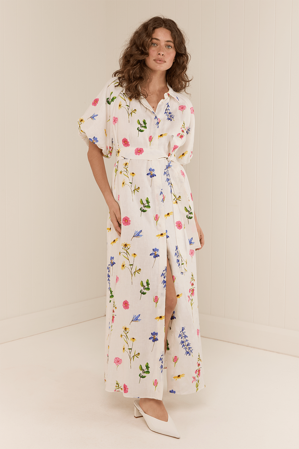 Palm Noosa Marla Dress - Wildflowers - Pinkhill -  - [] - Darwin boutique - Australian fashion design - Darwin Fashion - Australian Fashion Designer - Australian Fashion Designer Brands - Australian Fashion Design 
