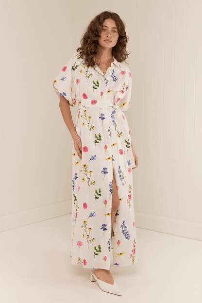 Palm Noosa Marla Dress - Wildflowers - Pinkhill -  - [] - Darwin boutique - Australian fashion design - Darwin Fashion - Australian Fashion Designer - Australian Fashion Designer Brands - Australian Fashion Design 