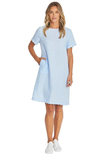 Ping Pong Amalfi Linen Dress - Baby Blue - Pinkhill -  - [] - Darwin boutique - Australian fashion design - Darwin Fashion - Australian Fashion Designer - Australian Fashion Designer Brands - Australian Fashion Design 