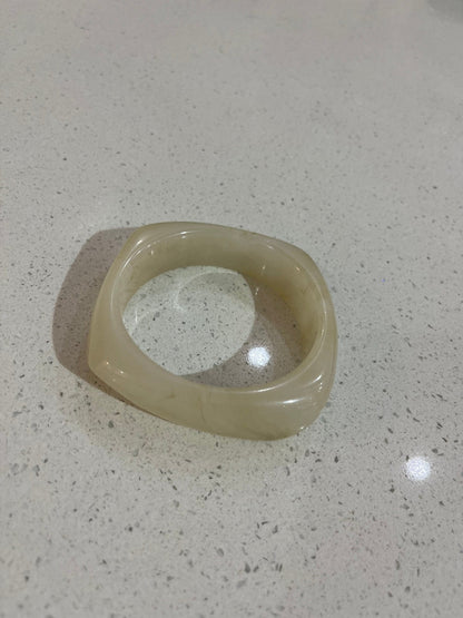 Acrylic Bangles Organic Square Medium - Pinkhill - Pinkhill -  - Darwin boutique - Australian fashion design - Darwin Fashion - Australian Fashion Designer - Australian Fashion Designer Brands - Australian Fashion Design Bangle