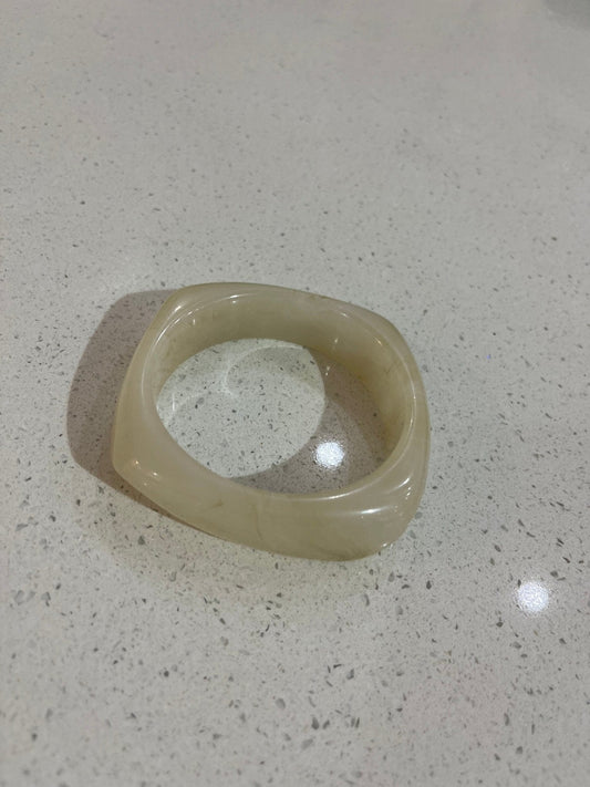 Acrylic Bangles Organic Square Medium - Pinkhill - Pinkhill -  - Darwin boutique - Australian fashion design - Darwin Fashion - Australian Fashion Designer - Australian Fashion Designer Brands - Australian Fashion Design Bangle
