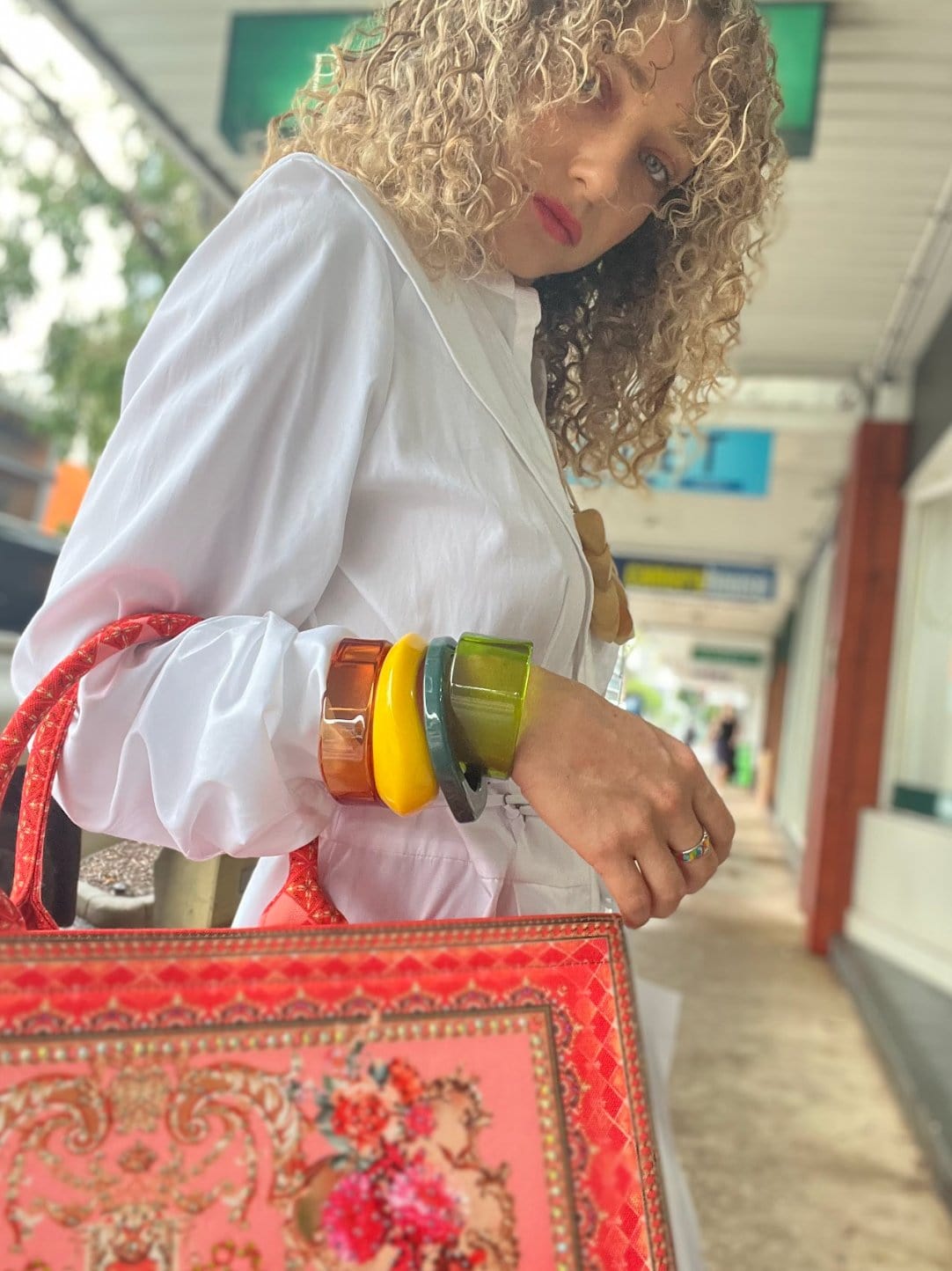 Acrylic Bangles Translucent Bangle - Pinkhill - Pinkhill -  - Darwin boutique - Australian fashion design - Darwin Fashion - Australian Fashion Designer - Australian Fashion Designer Brands - Australian Fashion Design Bangle