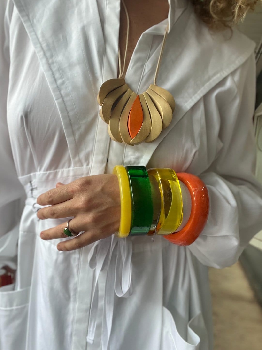 Acrylic Bangles Translucent Bangle - Pinkhill - Pinkhill -  - Darwin boutique - Australian fashion design - Darwin Fashion - Australian Fashion Designer - Australian Fashion Designer Brands - Australian Fashion Design Bangle