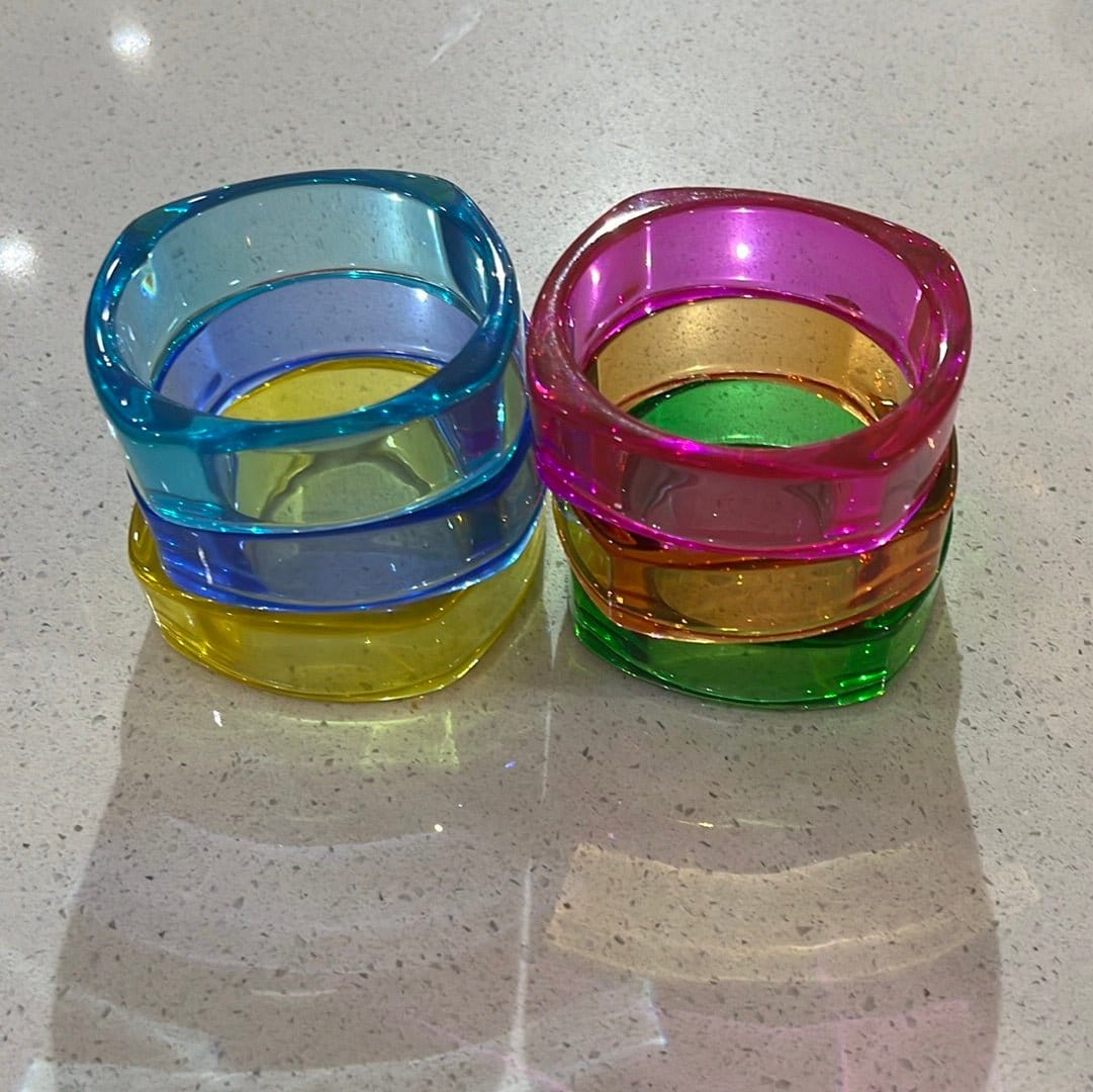 Acrylic Bangles Translucent Bangle - Pinkhill - Pinkhill -  - Darwin boutique - Australian fashion design - Darwin Fashion - Australian Fashion Designer - Australian Fashion Designer Brands - Australian Fashion Design Bangle