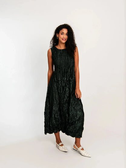 Alquema Pippi Smash Dress - Glossy Metallic Forest - Pinkhill -  - [] - Darwin boutique - Australian fashion design - Darwin Fashion - Australian Fashion Designer - Australian Fashion Designer Brands - Australian Fashion Design 