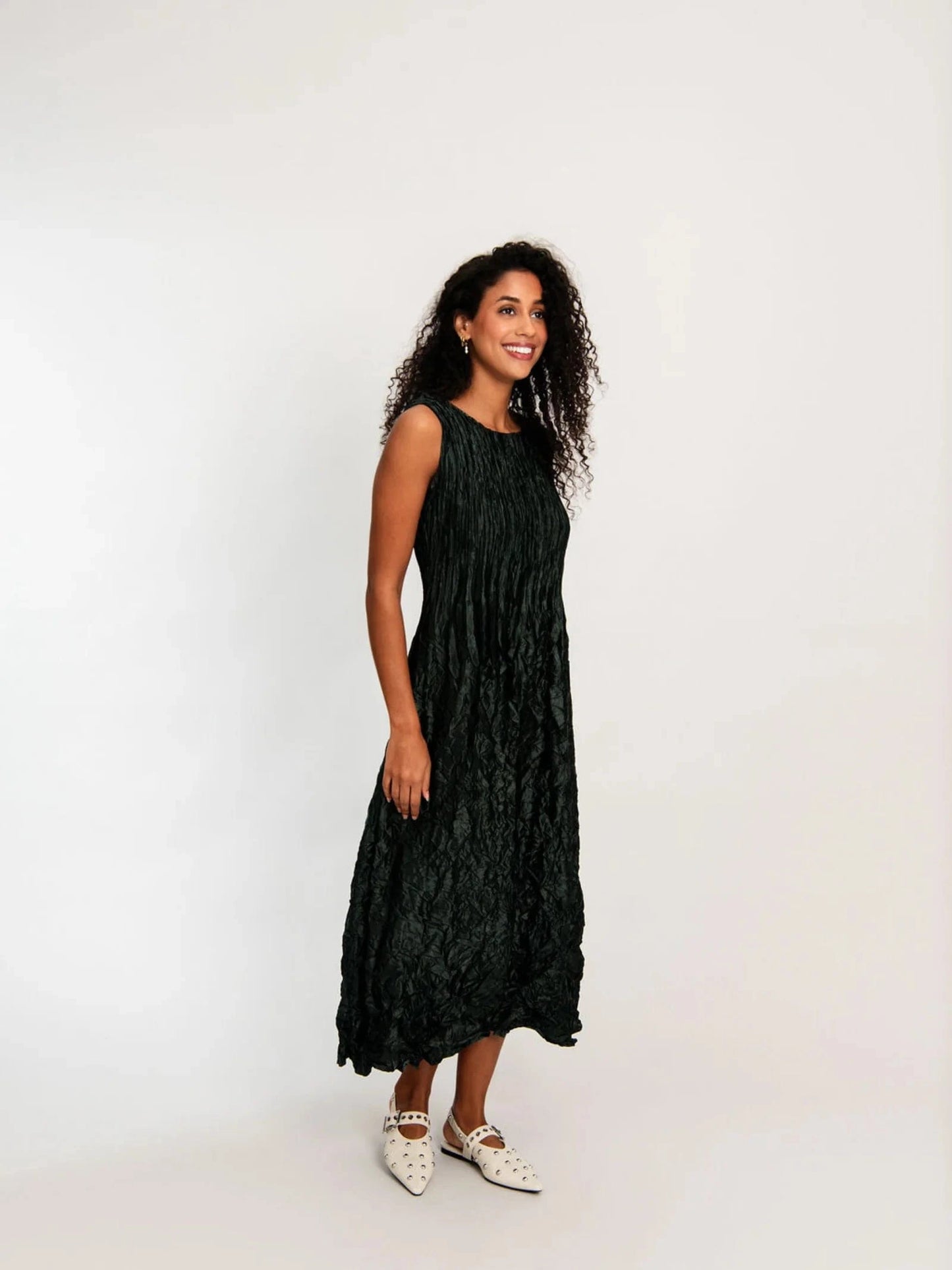 Alquema Pippi Smash Dress - Glossy Metallic Forest - Pinkhill -  - [] - Darwin boutique - Australian fashion design - Darwin Fashion - Australian Fashion Designer - Australian Fashion Designer Brands - Australian Fashion Design 