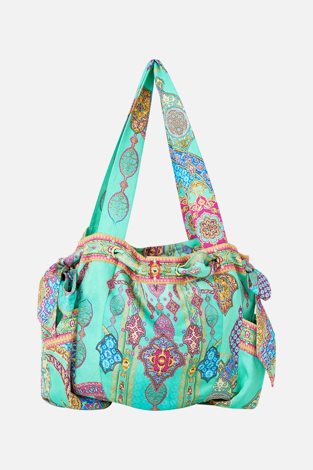 Camilla Drawstring Bow Beach Bag The Concubines Corridor - Pinkhill -  - [] - Darwin boutique - Australian fashion design - Darwin Fashion - Australian Fashion Designer - Australian Fashion Designer Brands - Australian Fashion Design 