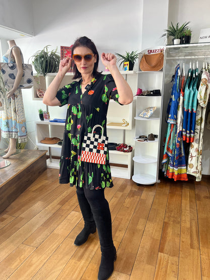 Cross Body Checkered Bag - Pinkhill -  - [] - Darwin boutique - Australian fashion design - Darwin Fashion - Australian Fashion Designer - Australian Fashion Designer Brands - Australian Fashion Design 