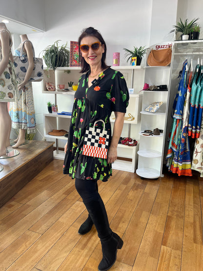 Cross Body Checkered Bag - Pinkhill -  - [] - Darwin boutique - Australian fashion design - Darwin Fashion - Australian Fashion Designer - Australian Fashion Designer Brands - Australian Fashion Design 