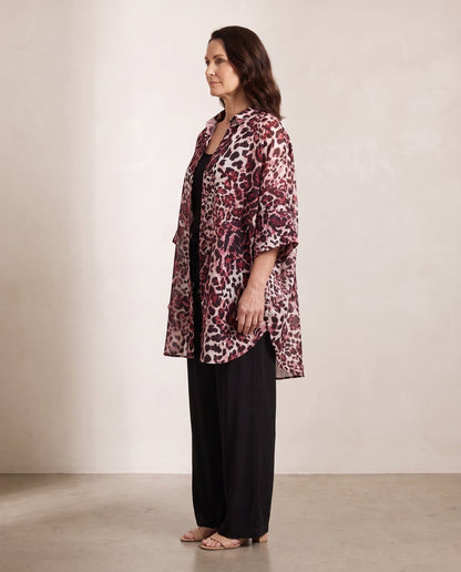 Emilia Top - Leopard Print
