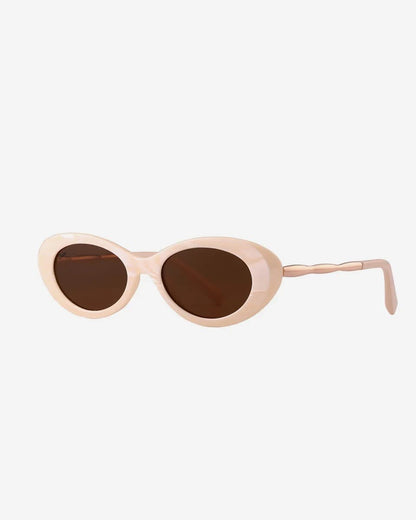 Belle Époque Oval Sunglasses - Ivory