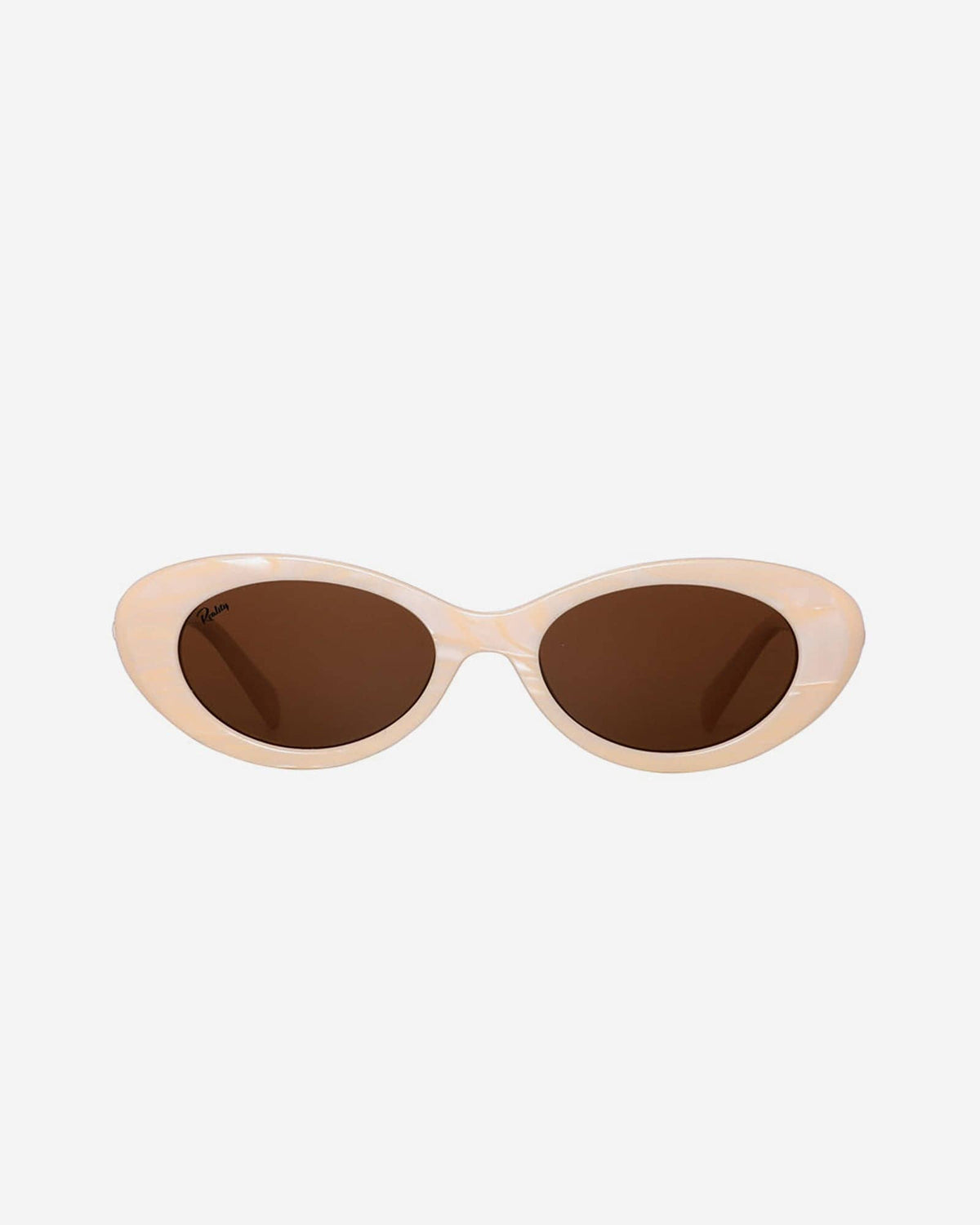 Belle Époque Oval Sunglasses - Ivory