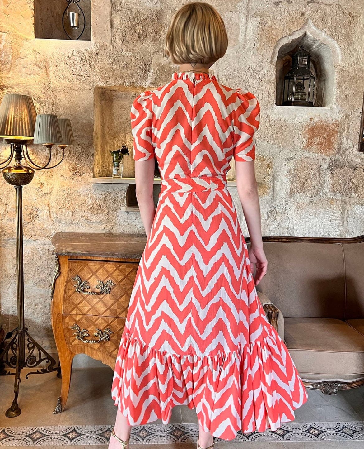 Feather and Find Akoko Midi Dress - Pinkhill -  - [] - Darwin boutique - Australian fashion design - Darwin Fashion - Australian Fashion Designer - Australian Fashion Designer Brands - Australian Fashion Design 