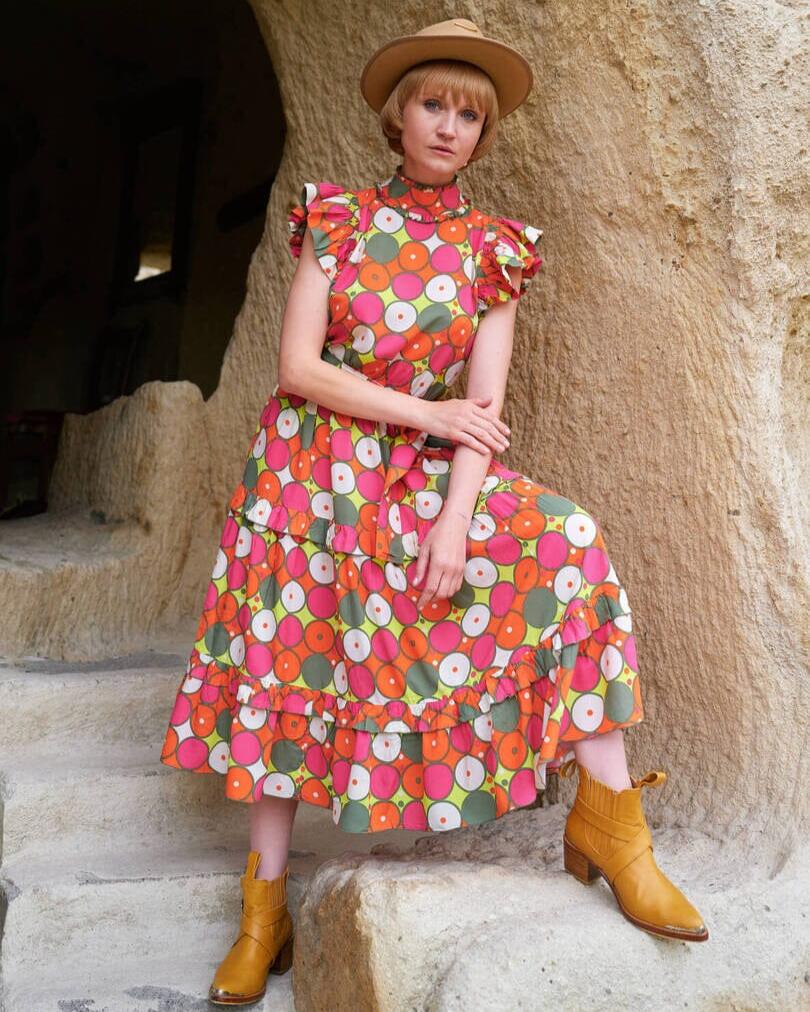 Feather and Find Oolong Midi Dress - Pinkhill -  - [] - Darwin boutique - Australian fashion design - Darwin Fashion - Australian Fashion Designer - Australian Fashion Designer Brands - Australian Fashion Design 