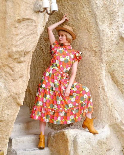 Feather and Find Oolong Midi Dress - Pinkhill -  - [] - Darwin boutique - Australian fashion design - Darwin Fashion - Australian Fashion Designer - Australian Fashion Designer Brands - Australian Fashion Design 