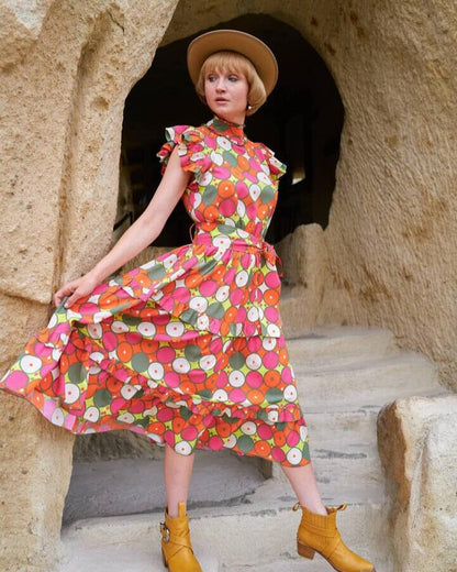 Feather and Find Oolong Midi Dress - Pinkhill -  - [] - Darwin boutique - Australian fashion design - Darwin Fashion - Australian Fashion Designer - Australian Fashion Designer Brands - Australian Fashion Design 