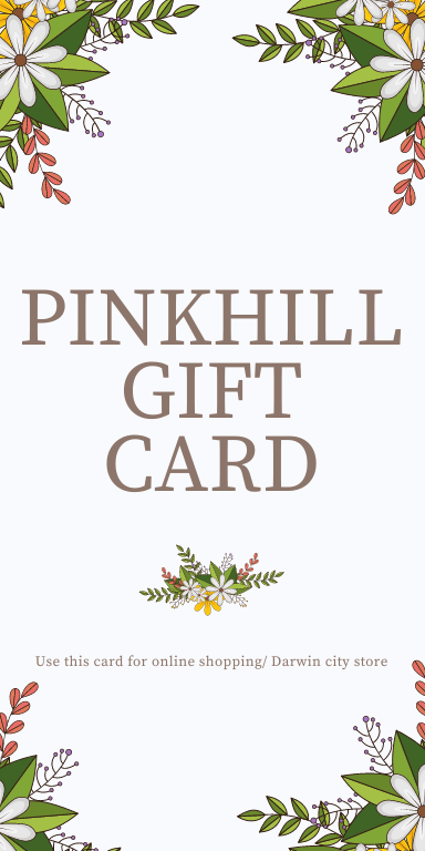 Pinkhill gift card - Pinkhill - Pink Hill -  - Darwin boutique - Australian fashion design - Darwin Fashion - Australian Fashion Designer - Australian Fashion Designer Brands - Australian Fashion Design Gift Cards