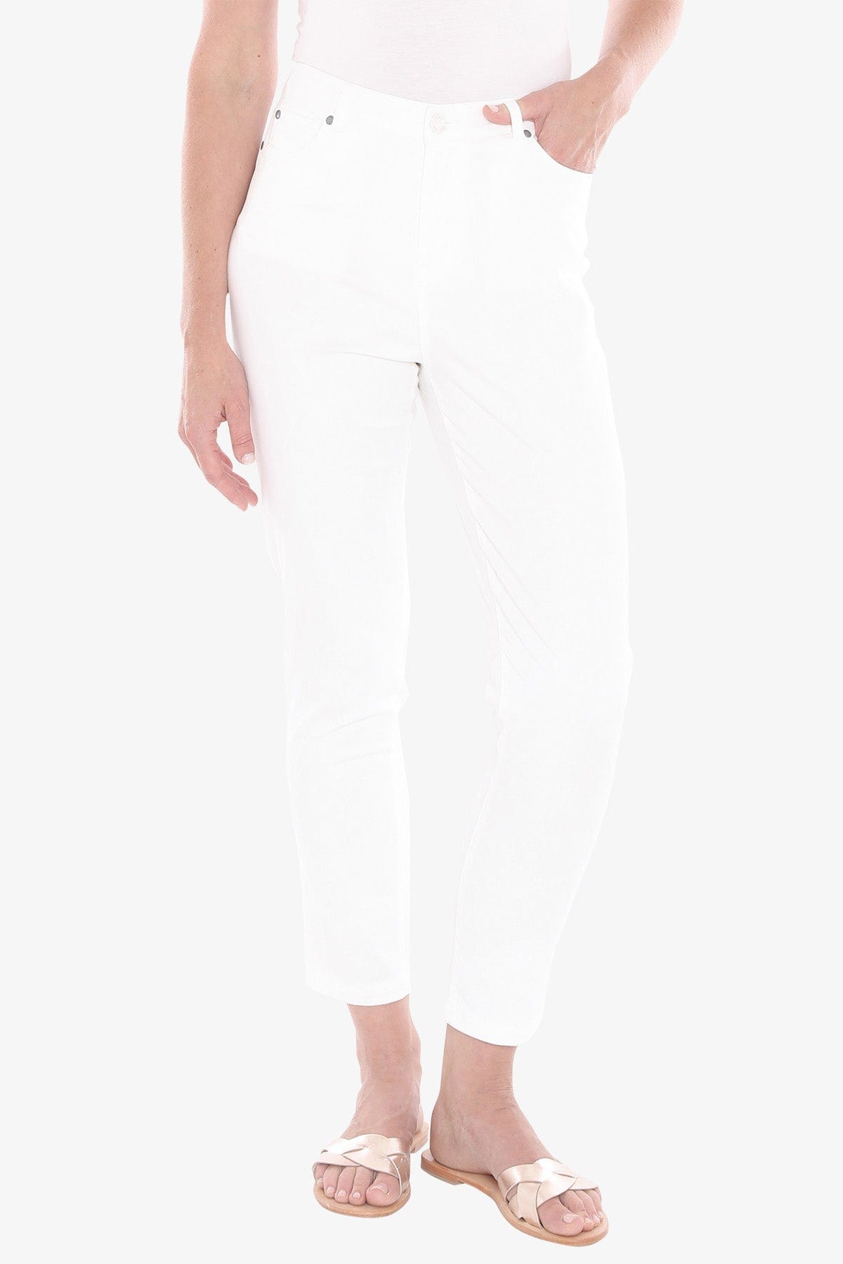 Jump Summer Luxe Jean - White - Pinkhill -  - [] - Darwin boutique - Australian fashion design - Darwin Fashion - Australian Fashion Designer - Australian Fashion Designer Brands - Australian Fashion Design 
