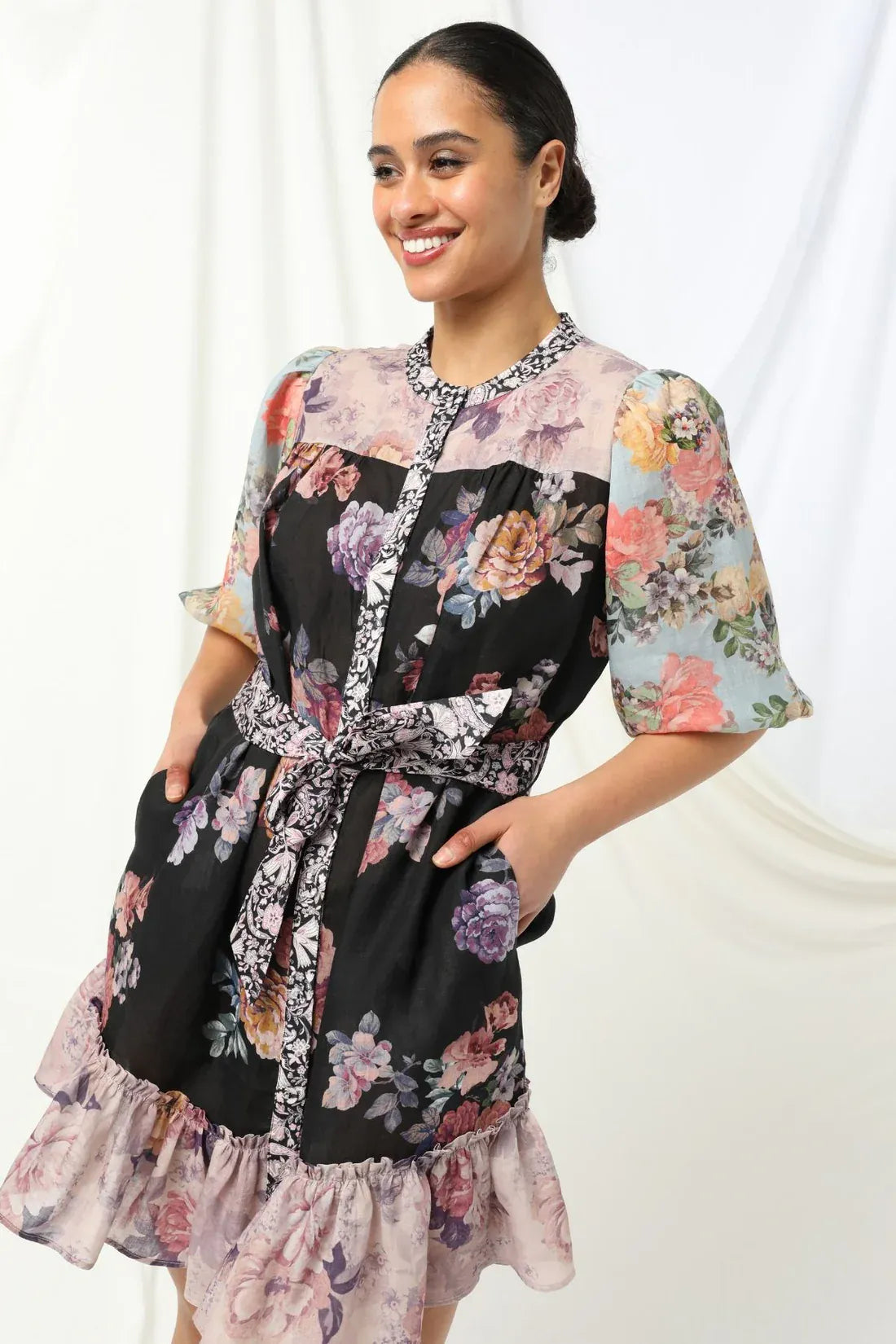 Kachel Sasha Mini Dress - Pinkhill