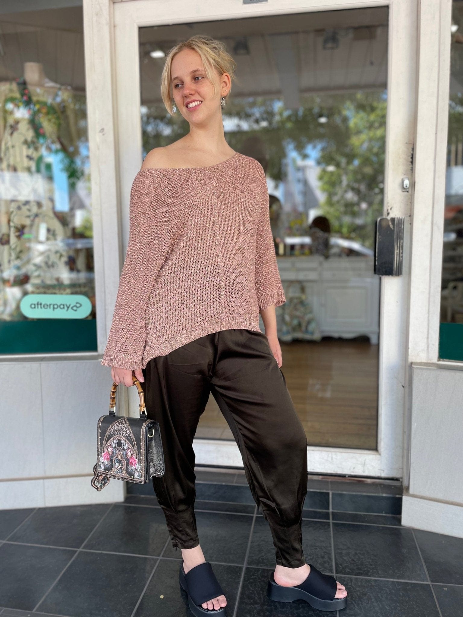 Maine Pants - Khaki - Pinkhill - Pinkhill - khaki - Darwin boutique - Australian fashion design - Darwin Fashion - Australian Fashion Designer - Australian Fashion Designer Brands - Australian Fashion Design Pants