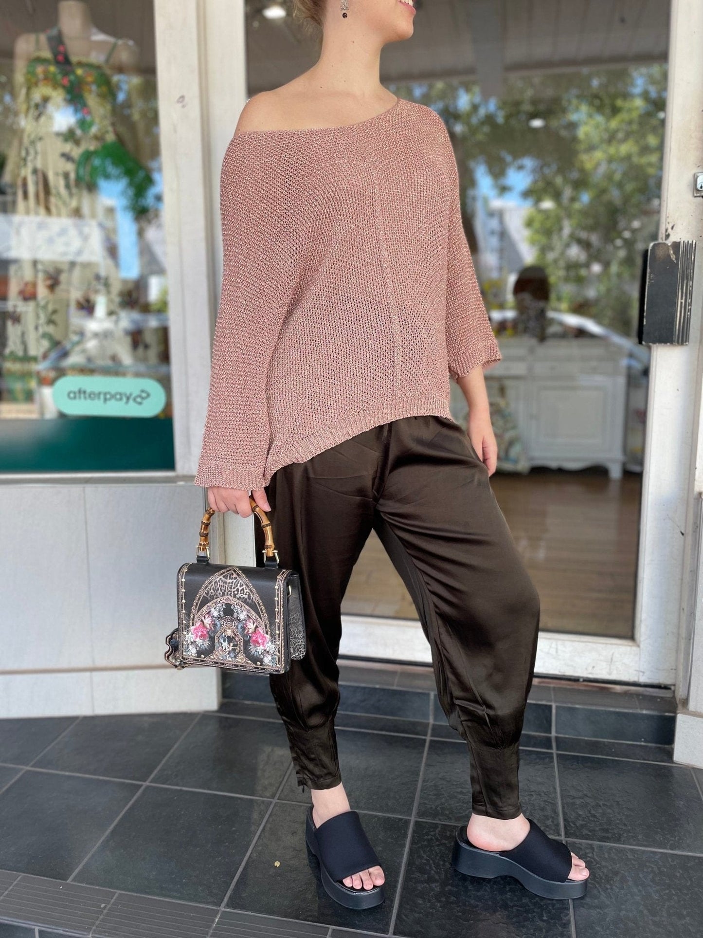 Maine Pants - Khaki - Pinkhill - Pinkhill - khaki - Darwin boutique - Australian fashion design - Darwin Fashion - Australian Fashion Designer - Australian Fashion Designer Brands - Australian Fashion Design Pants
