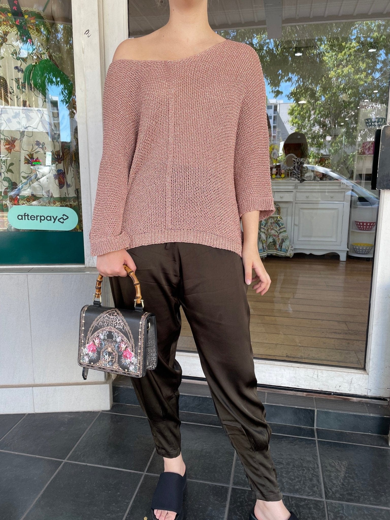 Maine Pants - Khaki - Pinkhill - Pinkhill - khaki - Darwin boutique - Australian fashion design - Darwin Fashion - Australian Fashion Designer - Australian Fashion Designer Brands - Australian Fashion Design Pants