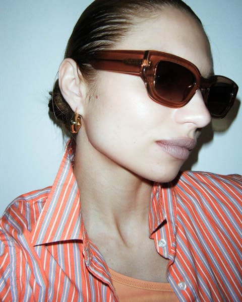 Marais Rectangle Sunglasses - Rosé