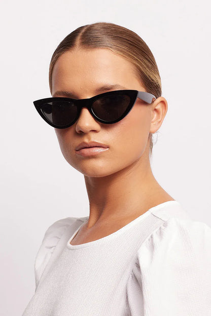 Monaco Cat-Eye Sunglasses - Noir