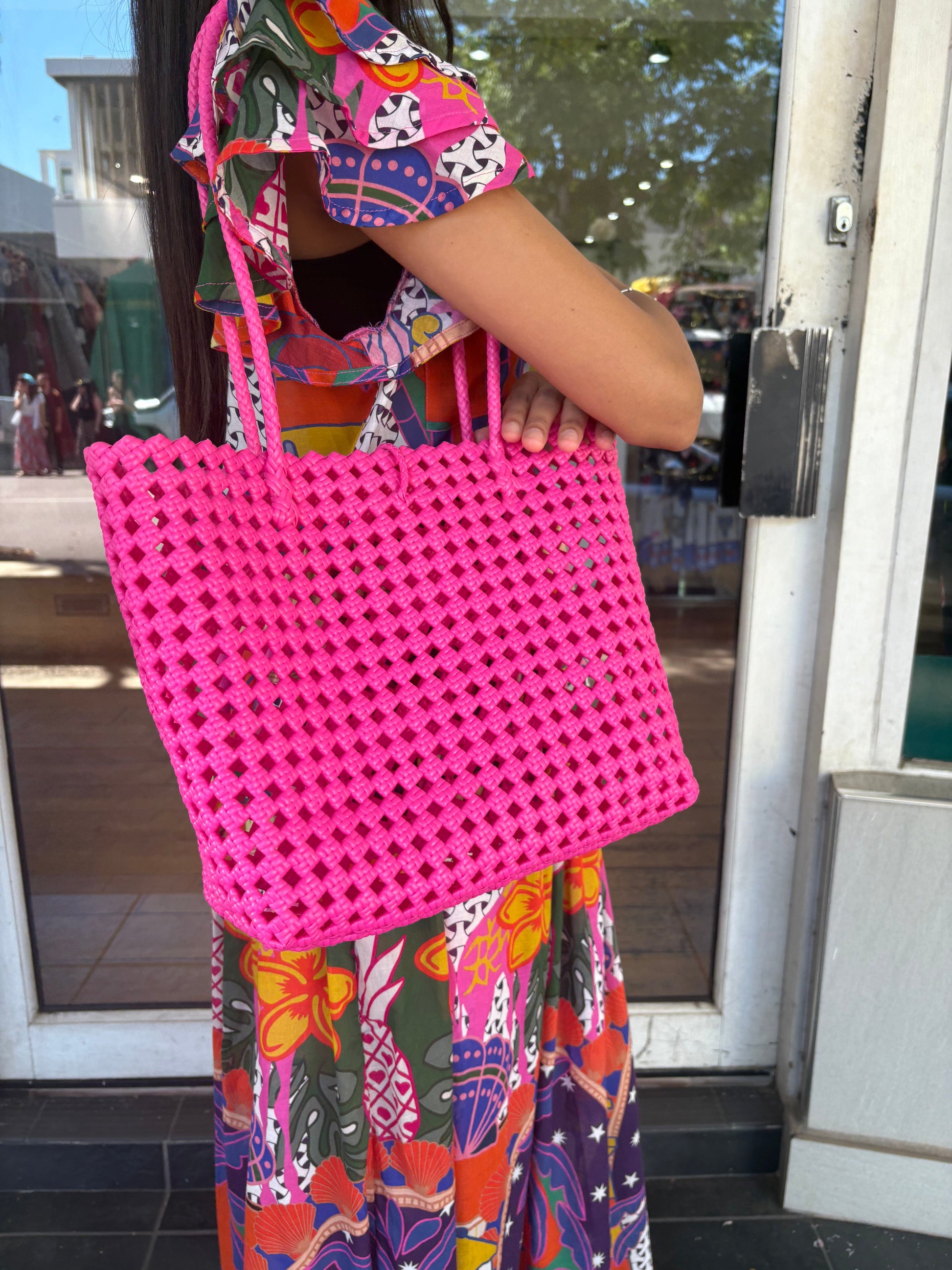 Oktavija Bag - Hot Pink - Pinkhill -  - [] - Darwin boutique - Australian fashion design - Darwin Fashion - Australian Fashion Designer - Australian Fashion Designer Brands - Australian Fashion Design 