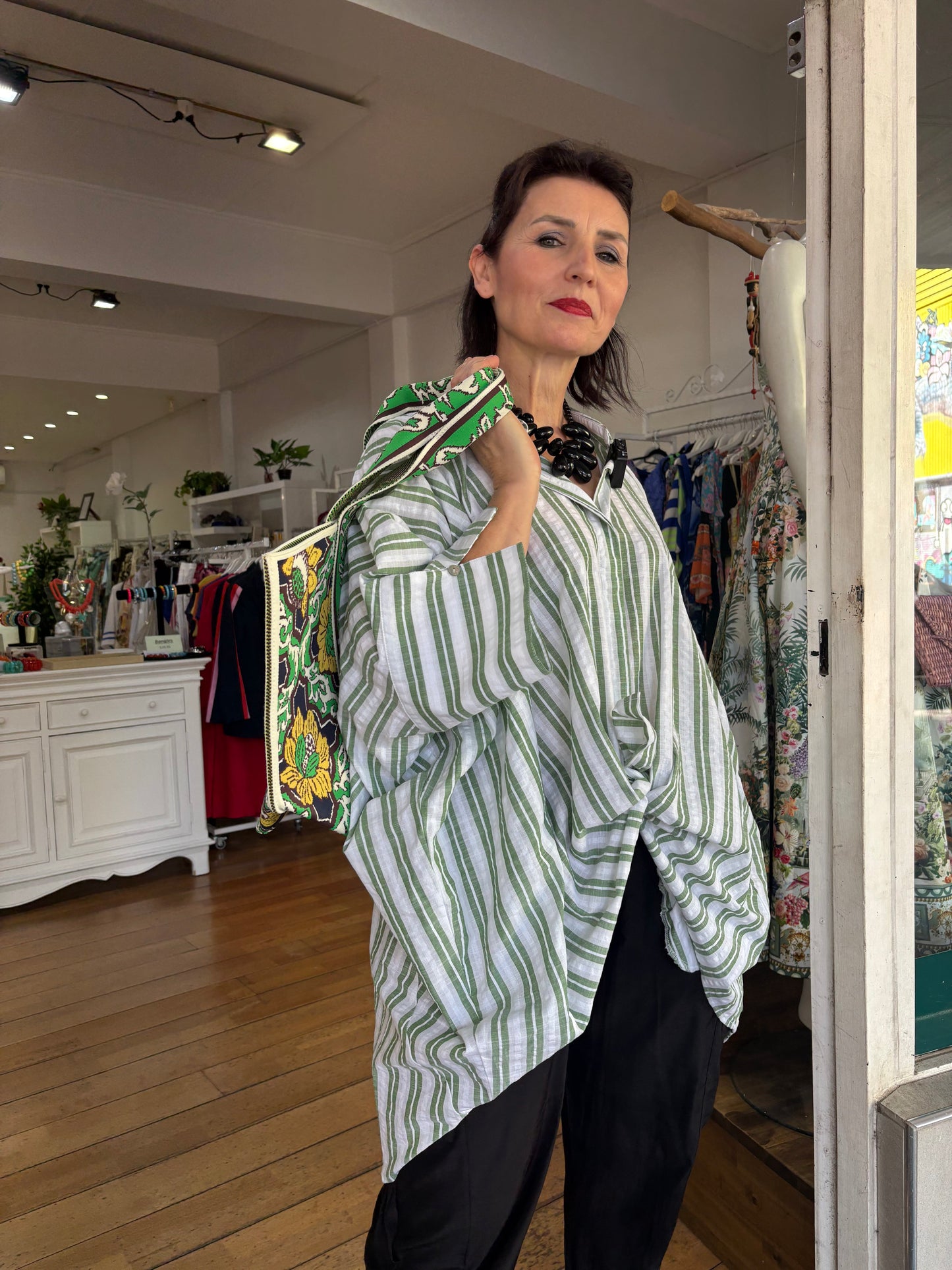 Oktavija Emilia Top Green