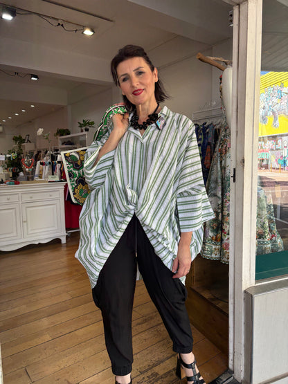 Oktavija Emilia Top Green