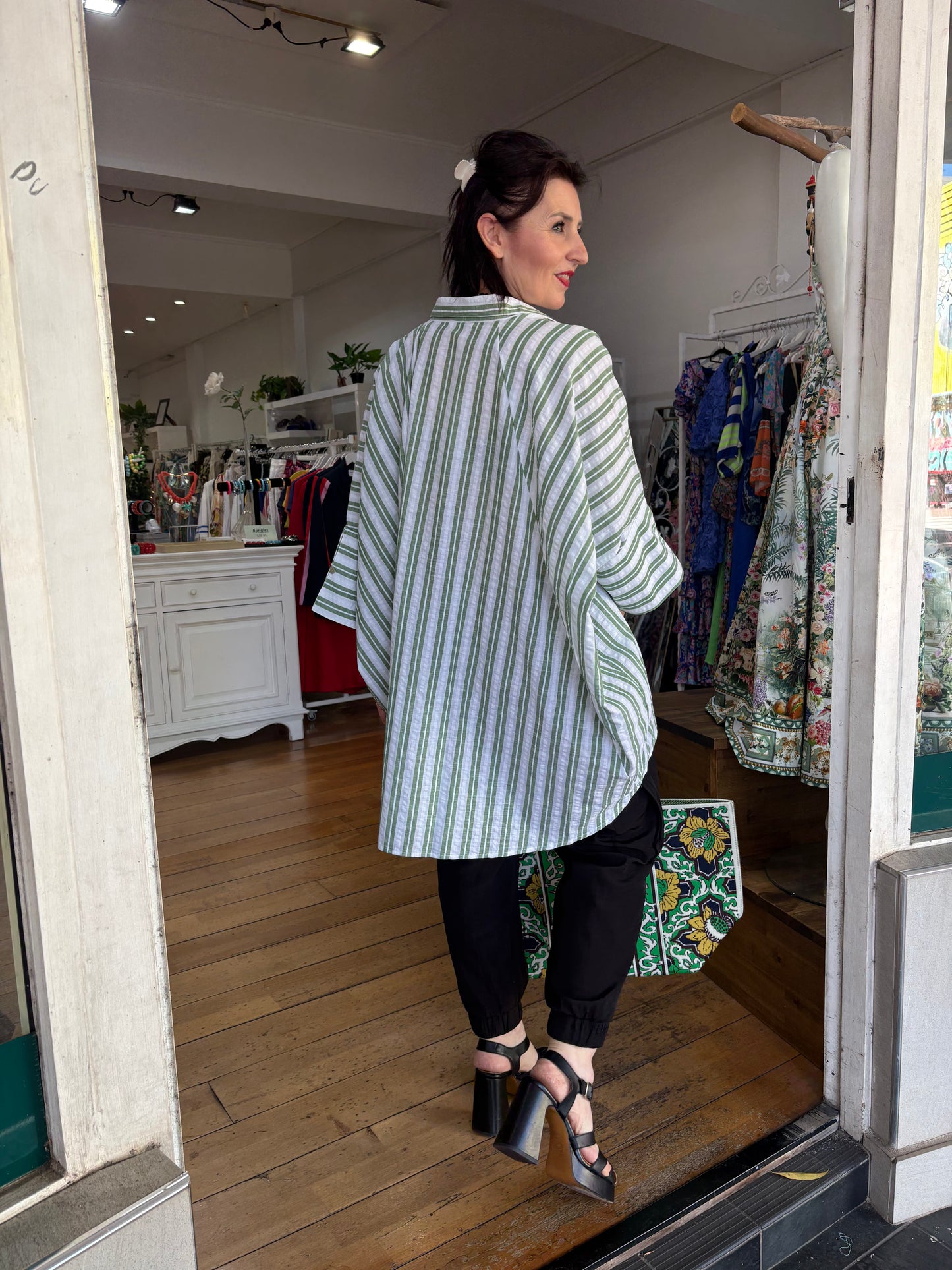 Oktavija Emilia Top Green